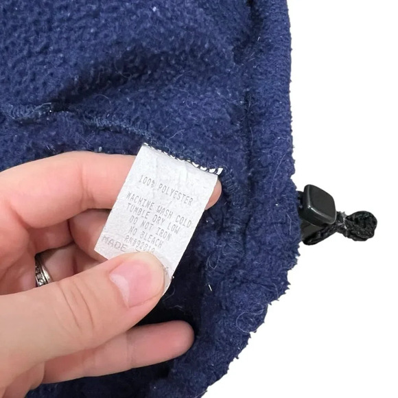 Brooks Brothers Blue Fleece Quarter Zip Sweater XL - Picture 9 of 11